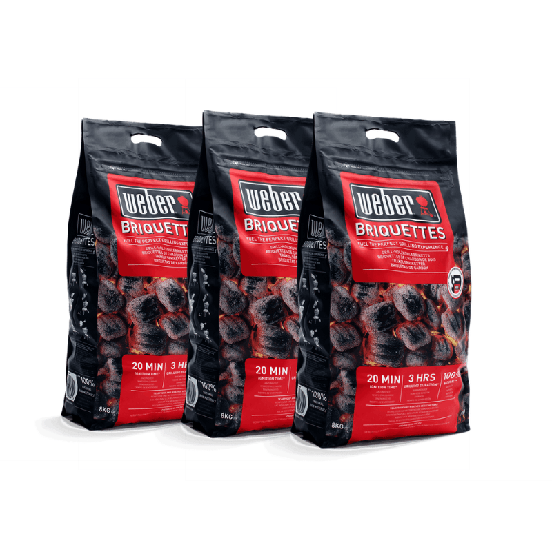 Briquetes Weber - 4 e 8 kg - IOT-POOL