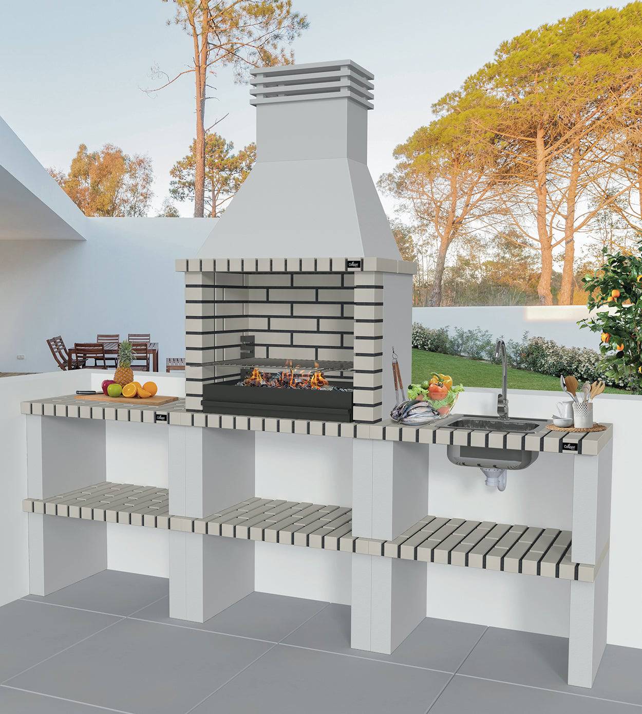 Churrasqueira Modular Moderna Gama Alvor - IOT-POOL