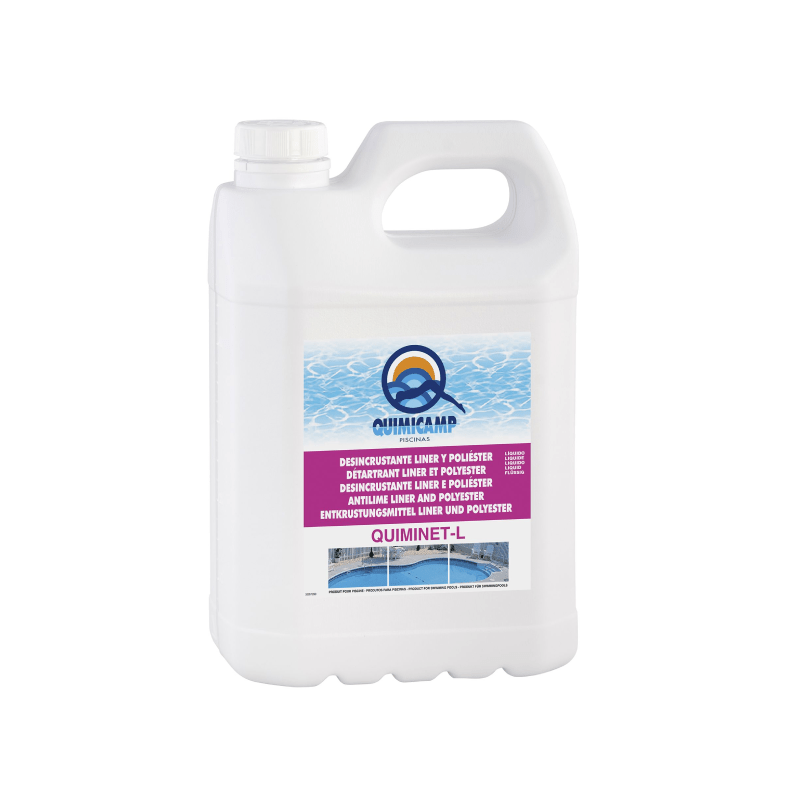 Desincrustante Especial Liner e Poliéster Líquido QUIMINET-L - IOT-POOL
