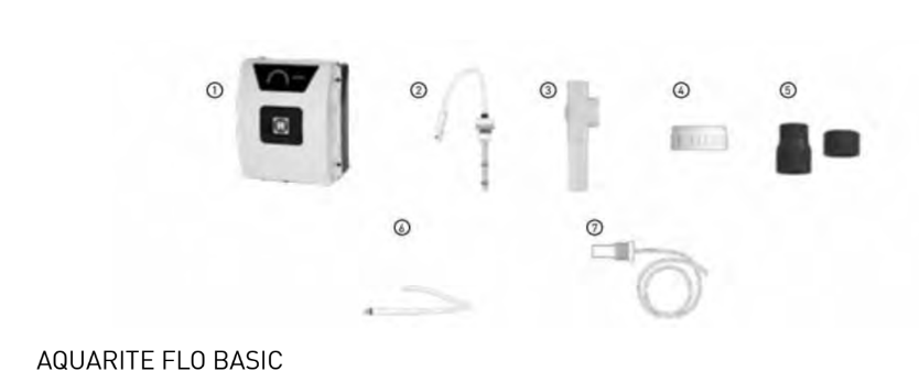 Eletrolise de sal AQUARITE FLO BASIC - HAYWARD - recambios - IOT-POOL