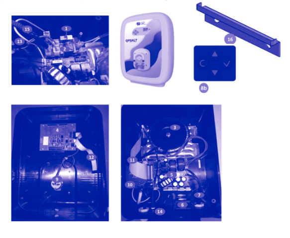 ELETRÓLISE QPB DUO 28 34 (modelos até 2020) QP - recambios - IOT-POOL