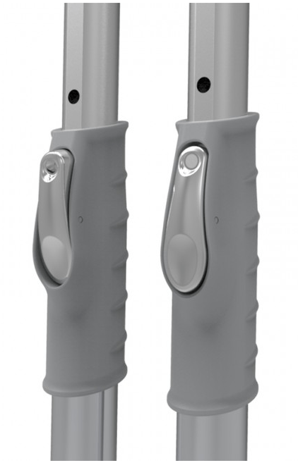 Limpeza Manual BLUE LINE . Vara aluminio, suporte e doseador (dosificador) . fixação clip - IOT-POOL