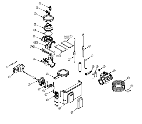 Modulo para eXO Dual Link e pH Link 2019 Zodiac - Recâmbios - IOT-POOL