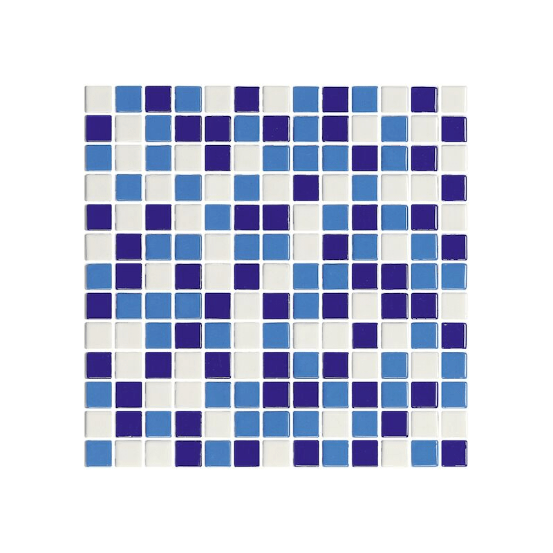 Revestimento Vítreo MIX DE AZUIS 2m2 - IOT-POOL