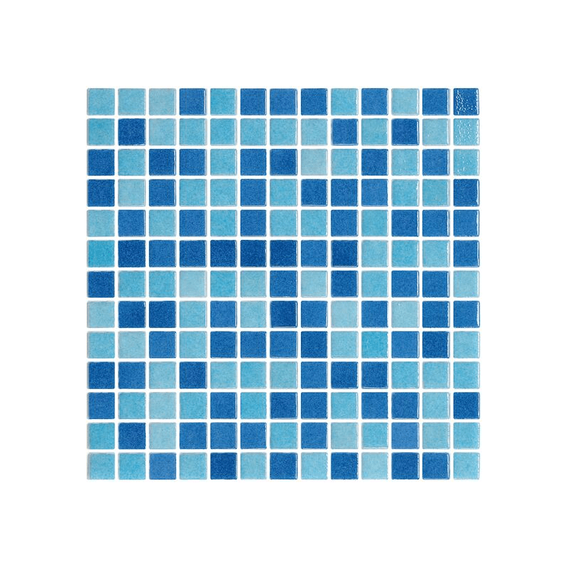 Revestimento Vítreo MIX DE AZUIS 2m2 - IOT-POOL