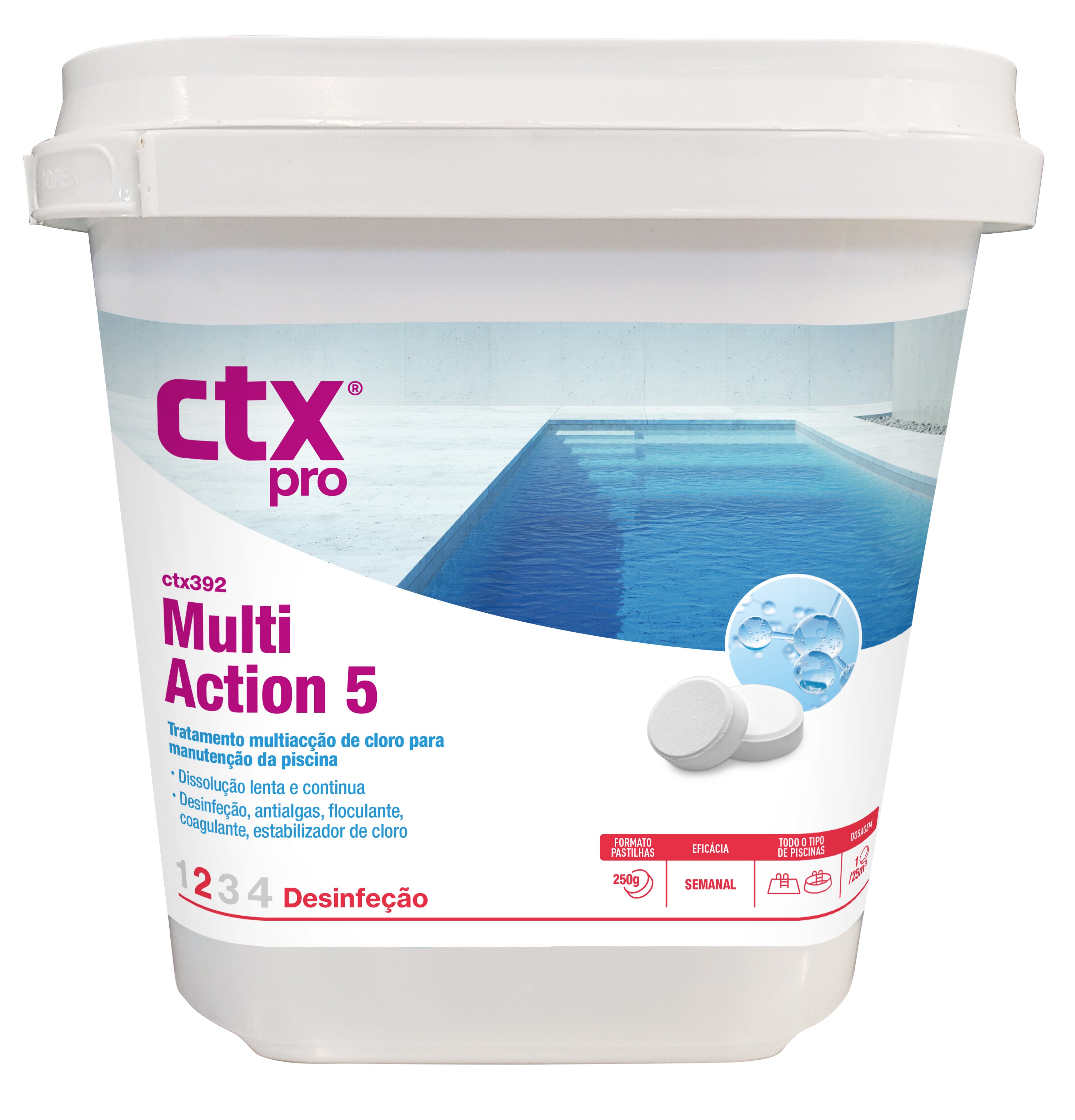 CTX-392 Multi ação Pastilhas 250gr - 5 efeitos
