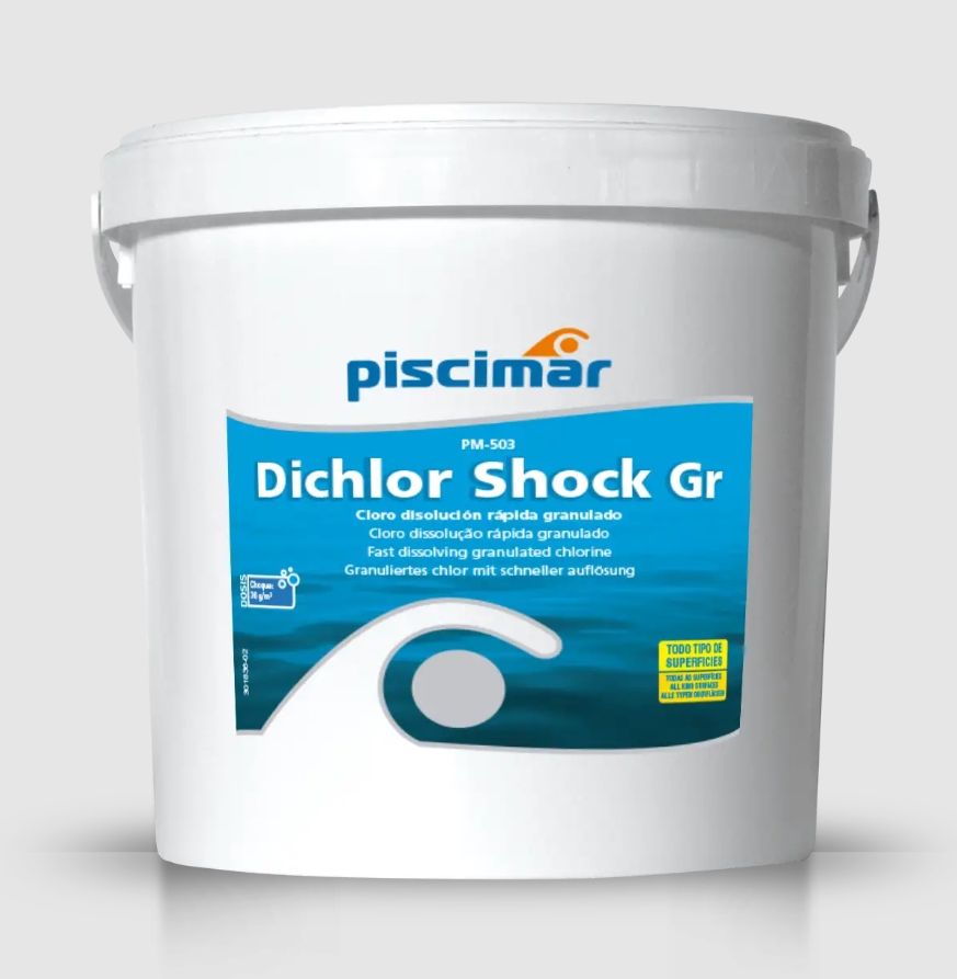 PM-503 DICLORO SHOCK GR (GRANULADO) - Cloro estabilizado - IOT-POOL