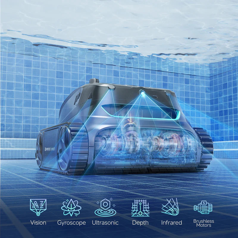Robot Aspirador E-TRON S2 SOLAR VISION Wybot