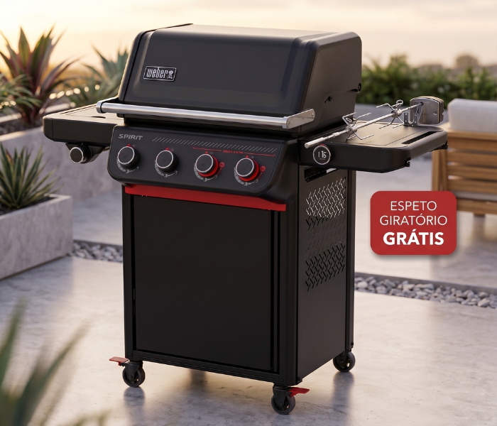 Grelhador a gás inteligente Spirit® EPX-435R Edição Stealth® Weber