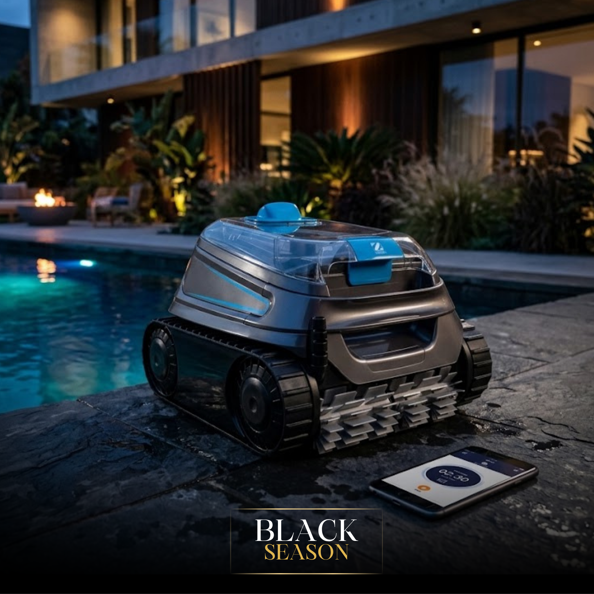 Aspirador de Piscina Eléctrico e Automático ZODIAC CNX 40 iQ   - BLACK SEASON 2026