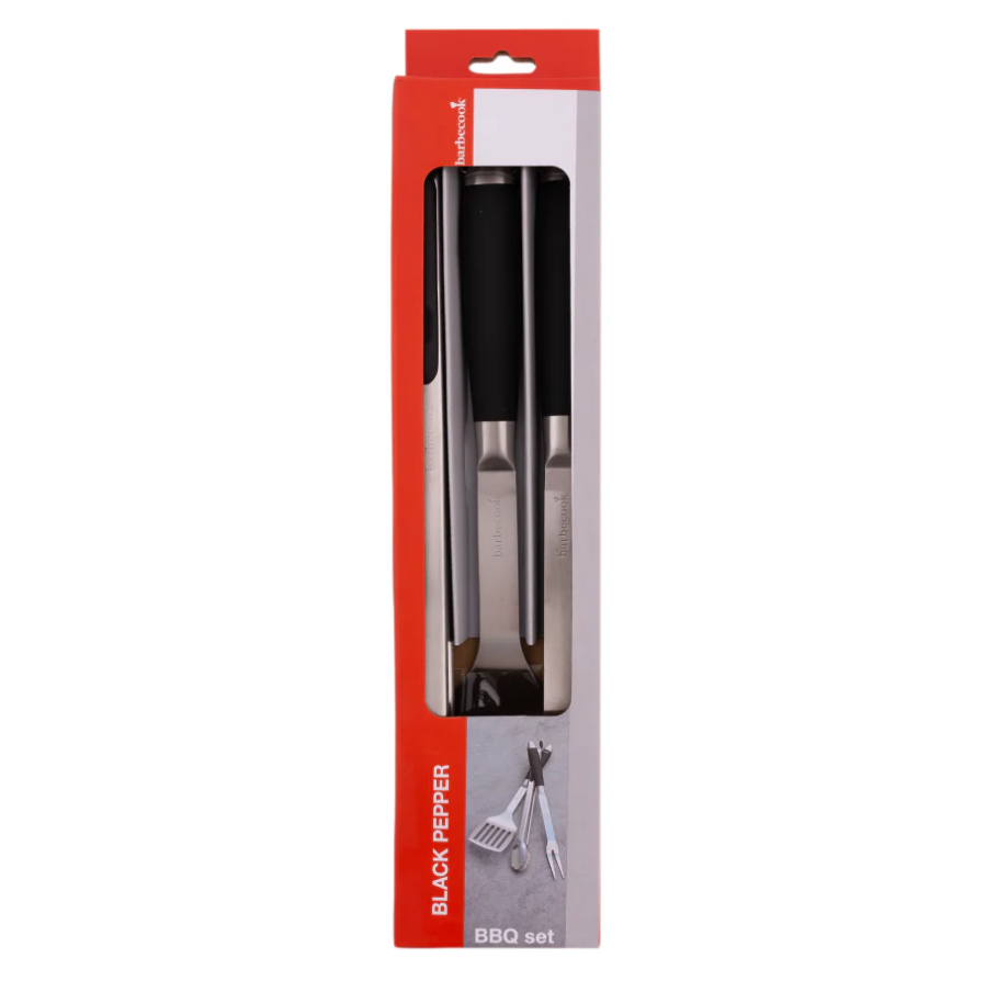 Conjunto Utensílios Barbecook Black Pepper