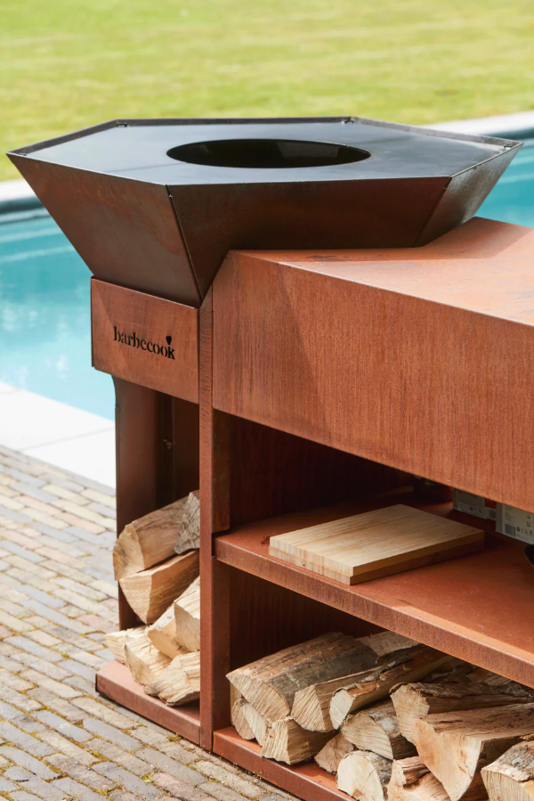 Barbecue Aço Corten Barbecook NESTOR Island