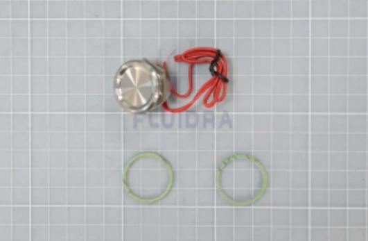 Botão Piezo Eléctrico 2 LEDS (Vermelho + Verde) Recambios