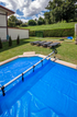 Enrolador de alumínio para cobertura de piscina enterrada - IOT-POOL