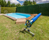 Enrolador de alumínio para cobertura de piscina enterrada - IOT-POOL