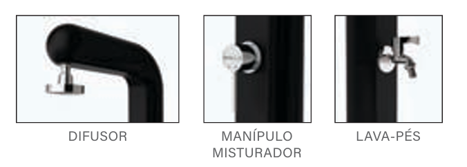Chuveiro solar Vernal - IOT-POOL