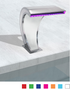 Cascata com cromoterapia em aço Inox AQA 106CR