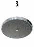 Chuveiro com mangueira em aço Inox AQA 86F