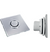 Bocal quadrado com jato de massagem circular Inox AQA-CBIMC