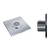 Bocal quadrado de massagem Inox AQA-CBIM