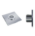 Bocal quadrado de massagem Inox AQA-CBIM