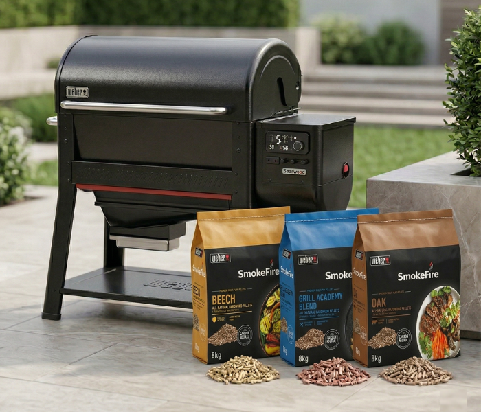 Kit Grelhador a Pellets Weber Searwood XL + Pellets 8Kg