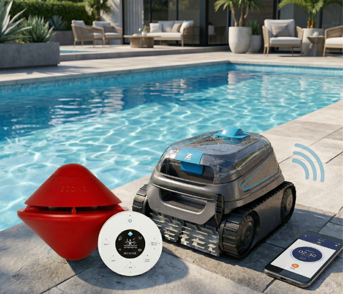 ZODIAC CNX 40 iQ Robot Pool Cleaner Kit + Bcone Pool Alarm