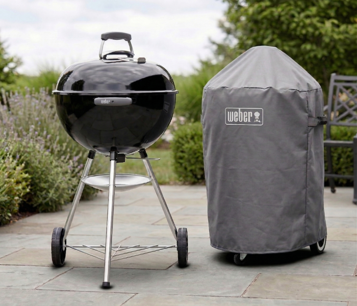 Kit Grelhador a carvão Compact 47 Kettle Weber + Cobertura