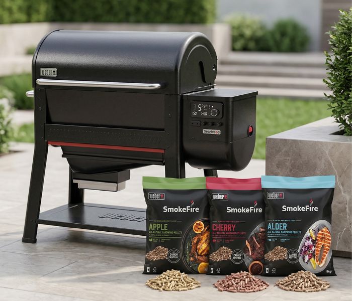 Kit Grelhador a Pellets Weber Searwood XL + Pellets 8Kg