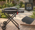 Weber Traveler Stealth Edition Gas Grill + Griddle Plate