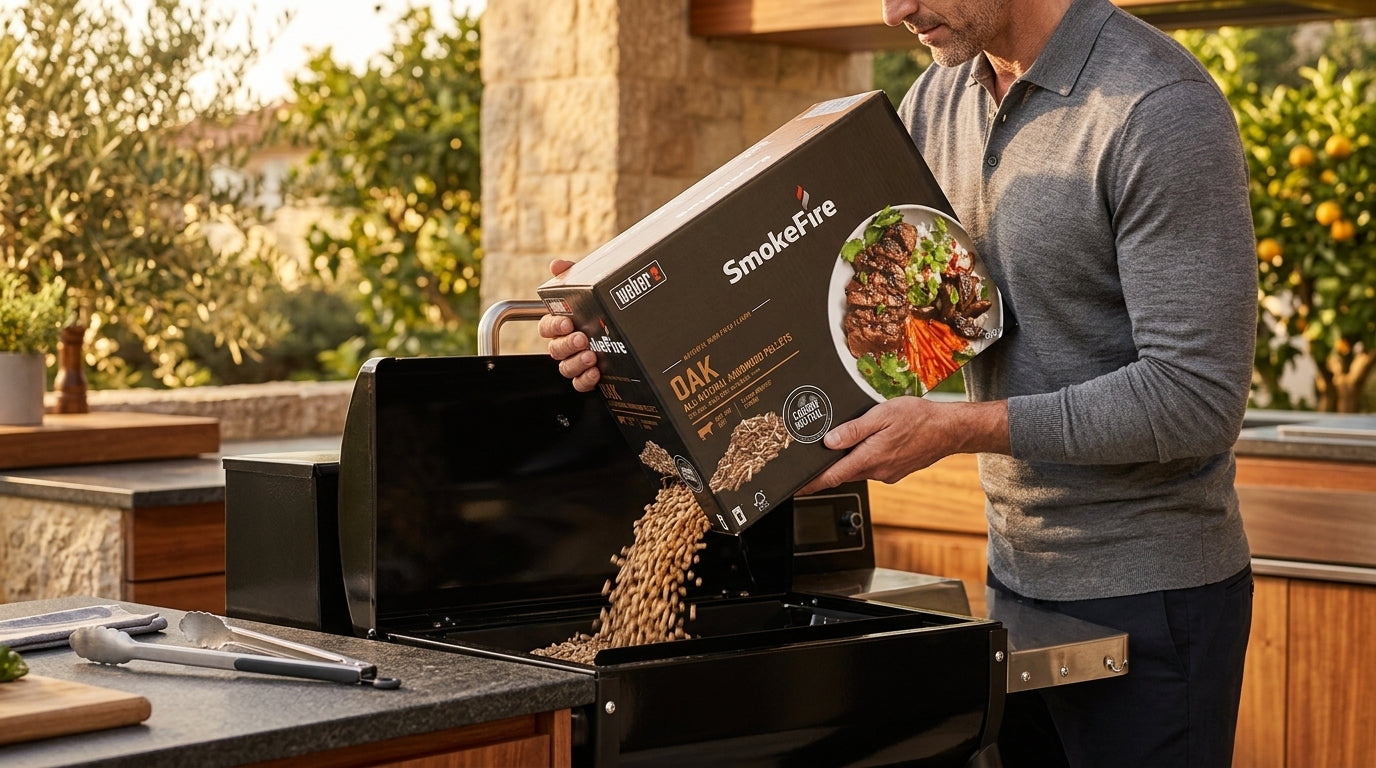 Pack Pellets de Madeira Weber 8kg – Leve 4, Pague 3