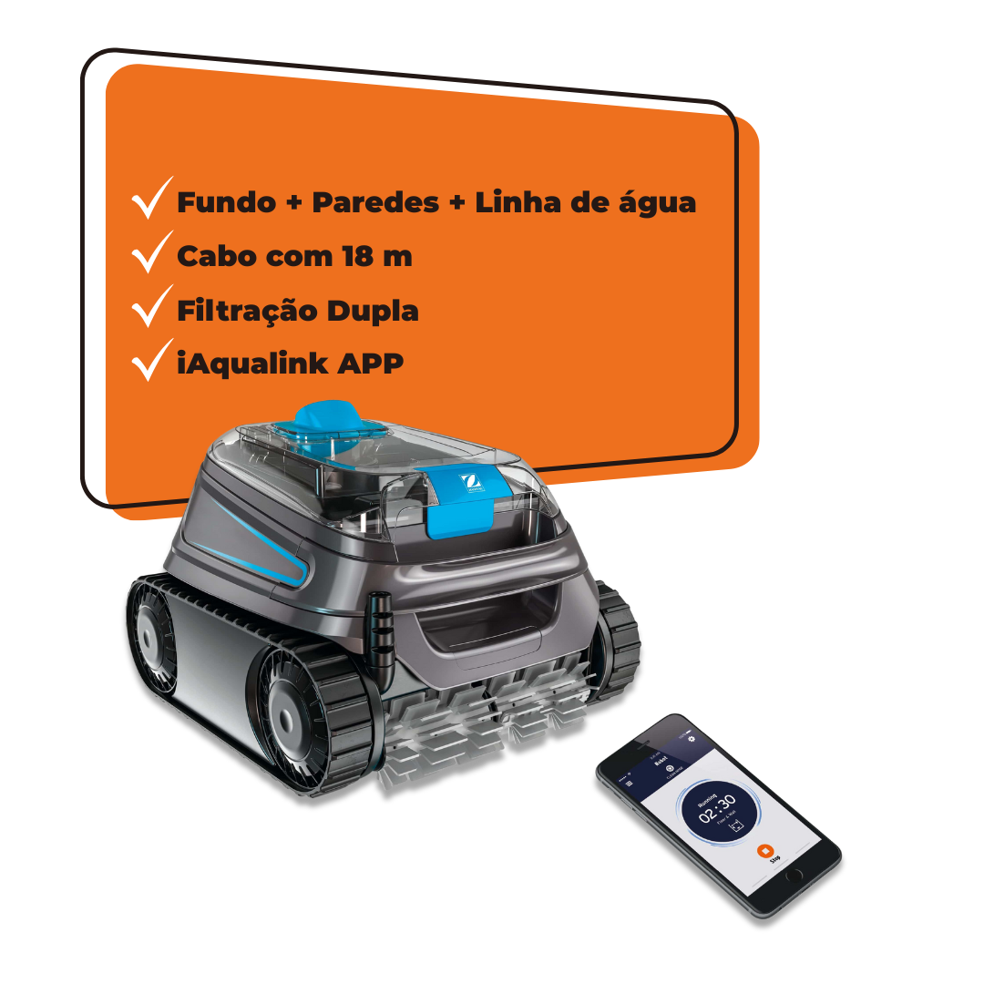 Aspirador de Piscina Eléctrico e Automático ZODIAC CNX 30 iQ - BLACKFRIDAY 2025 EXCLUSIVO E PRIVADO