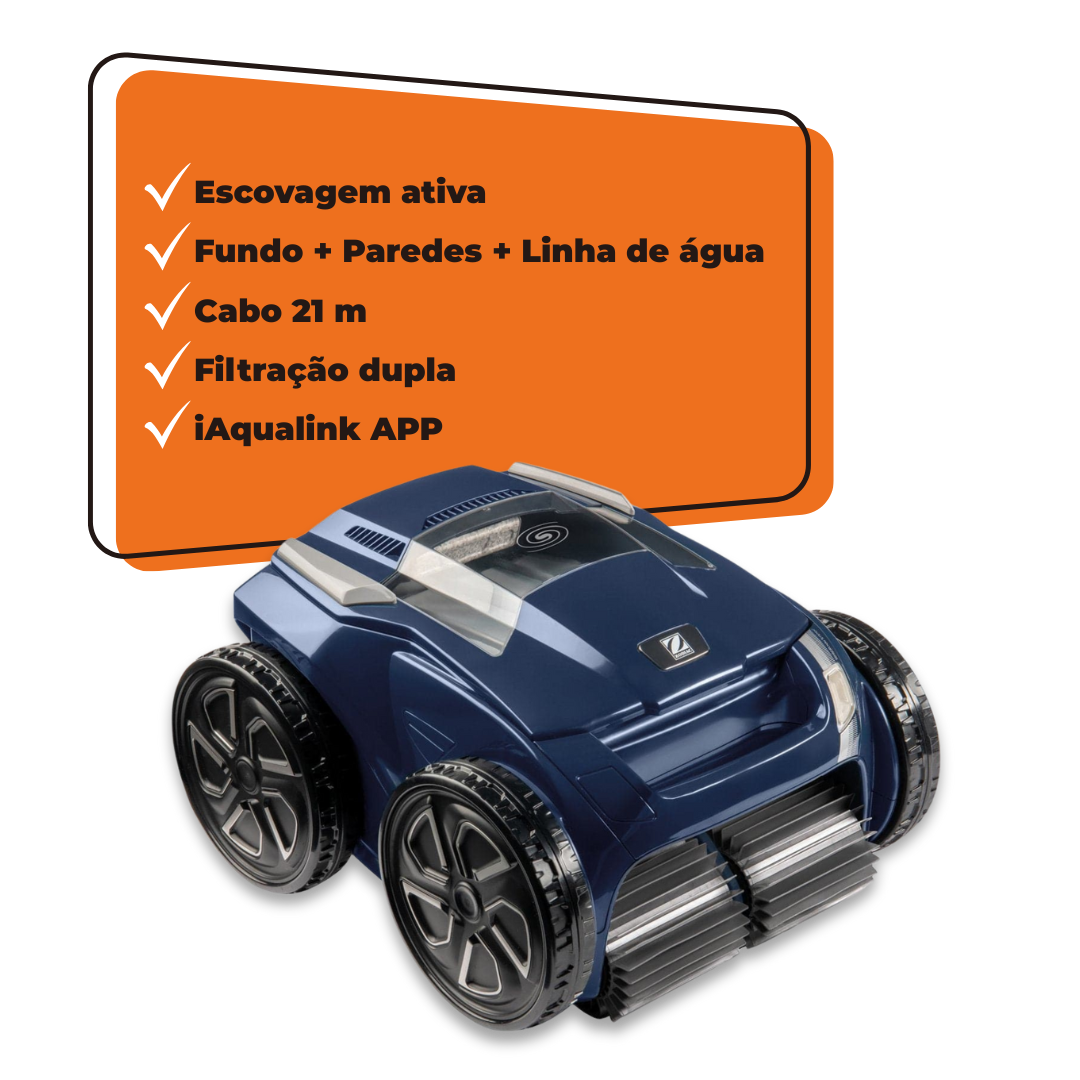 Aspirador Elétrico robot ALPHA RA 6800 IQ ZODIAC - BLACKFRIDAY 2025 EXCLUSIVO E PRIVADO