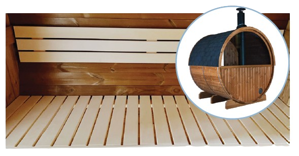 Sauna Exterior Barril KASKI