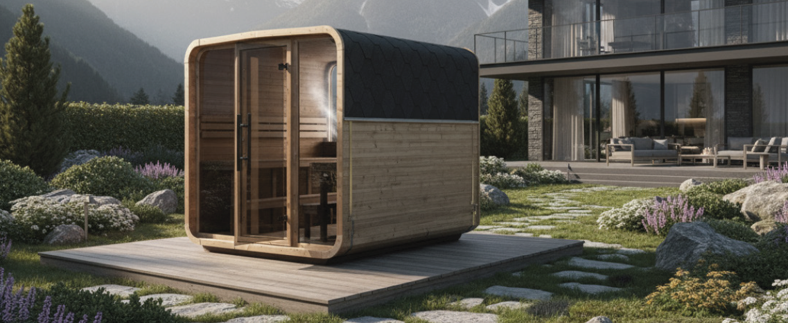 Sauna Quadra XL Panorama
