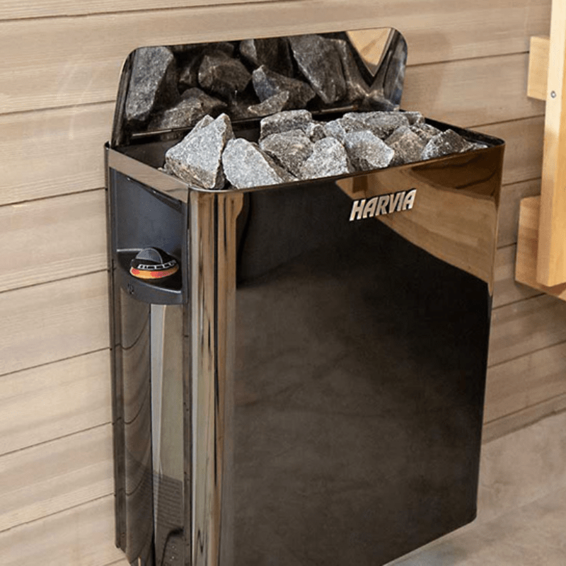 Aquecedor Elétrico WALL BLACK STEEL para saunas