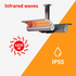 Aquecedor Duplo Infravermelhos Exterior SOFFITTO Sined 4000w