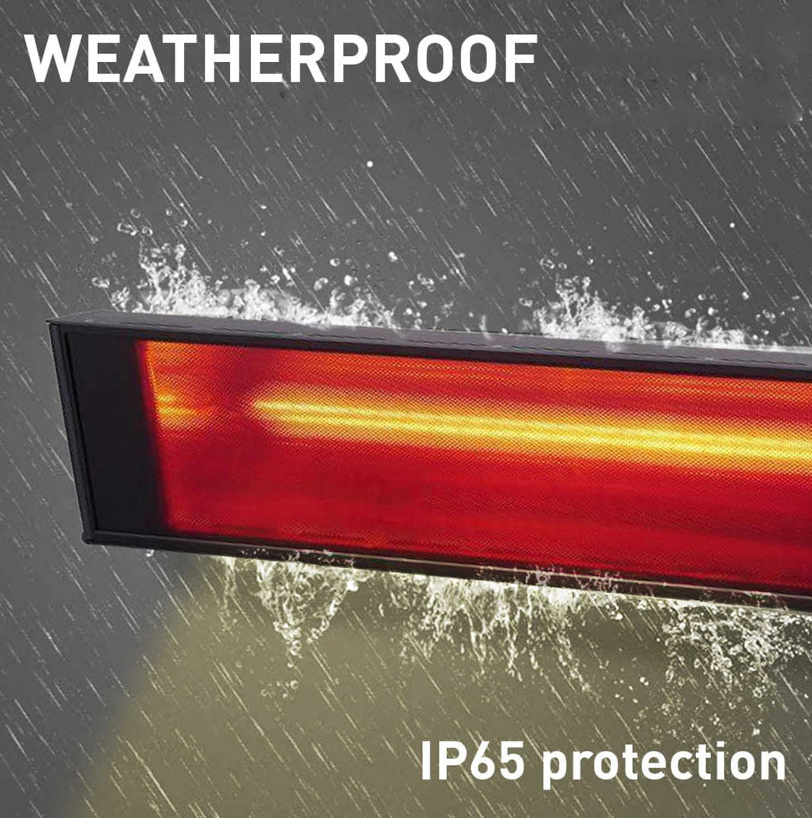 Aquecedor Infravermelho Exterior Sined VETRO 2000w