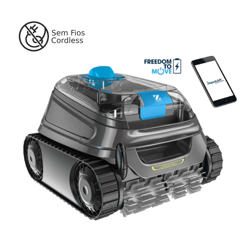 ZODIAC FREERIDER CNX-Li 52 iQ Robot Vacuum Cleaner Kit + BCone Pool Alarm