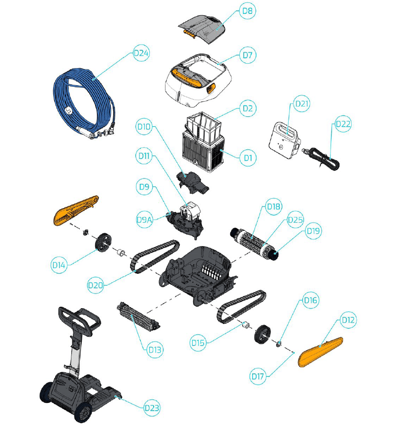 ASPIRADOR DOLPHIN HAMMER I CB IOT MAYTRONICS - recambios
