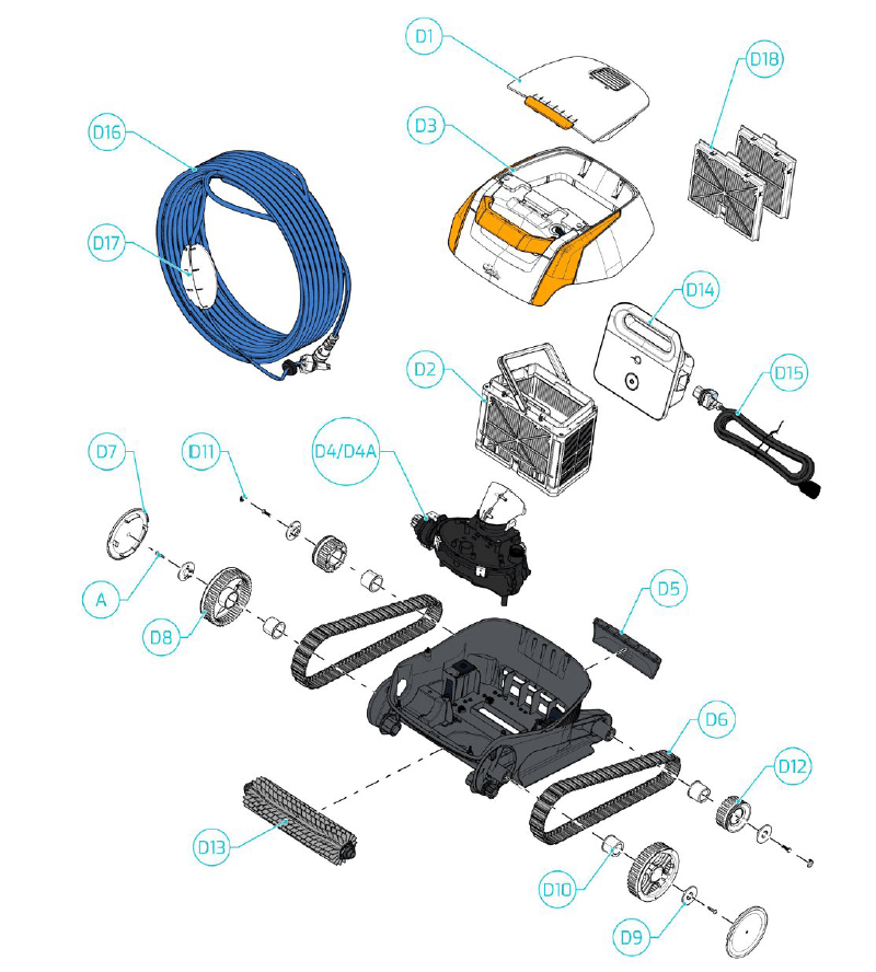 ASPIRADOR DOLPHIN HAMMER MAYTRONICS - recambios
