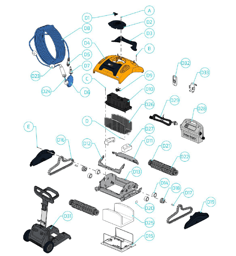 ASPIRADOR DOLPHIN W20 MAYTRONICS - recambios