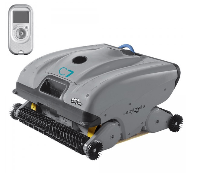 Aspirador Elétrico Dolphin C7 Maytronics Aspirador de Piscina robot limpa fundos Maytronics - IOT-POOL