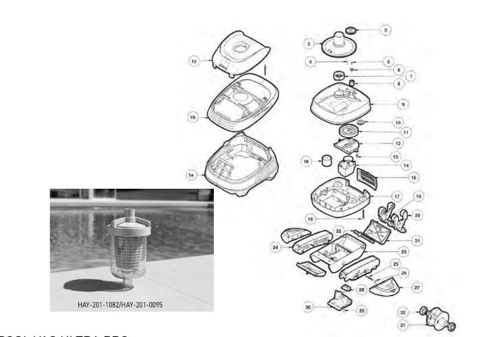 ASPIRADOR POOL VAC ULTRA PRO HAYWARD - recambios - IOT-POOL