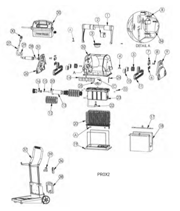 ASPIRADOR MAYTRONICS PROX2 - recambios