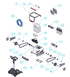 Aspirador Robot MAYTRONICS ACTIVE X6 Aspirador de Piscina limpa fundos Maytronics - recambios