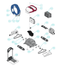 Aspirador Robot MAYTRONICS DOLPHIN ACTIVE X3 Aspirador de Piscina limpa fundos Maytronics - recambios