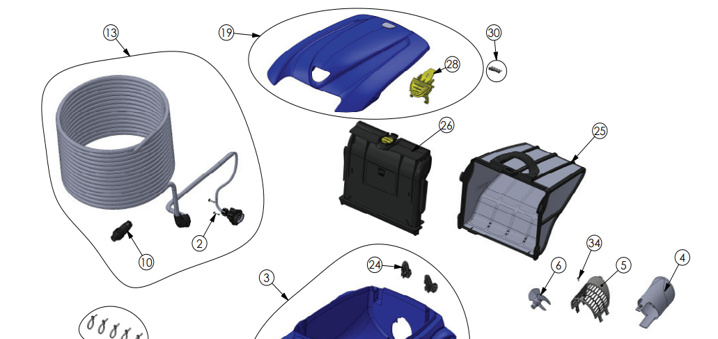 Aspirador RV 4200 TILE Vortex 2 ZODIAC - Recambios - IOT-POOL