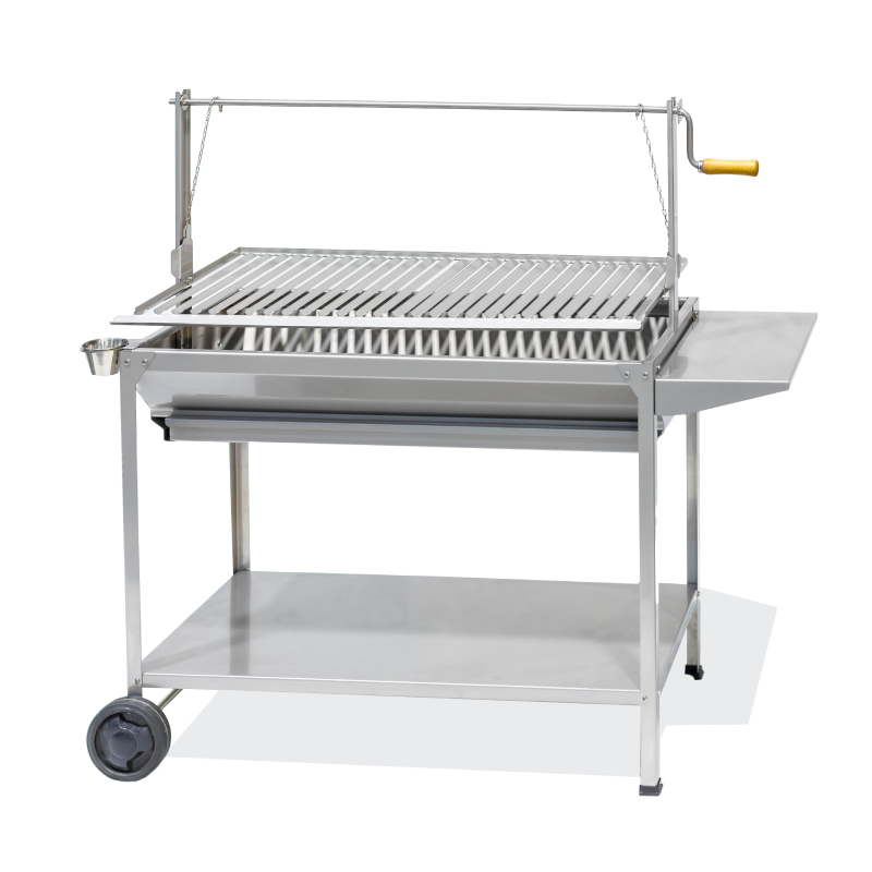 Argentinian barbecue Exclusive Inox . 100cm and 80cm