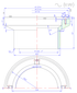 Boca de Impulsão e Aspiração - Inox / Latão - IOT-POOL